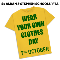 Wear your own clothes day - Friday 7th October
